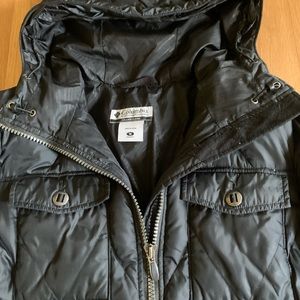 Columbia down coat, medium